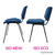 Scau de birou, gri, ISO ECO - 2- Roveli