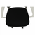 Scaun de birou, plasă gri/ material negru / plastic alb, APOLO 2 NEW - 7- Roveli