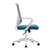Scaun de birou, gri / petrol / alb, SALOMO TIP 1 - 4- Roveli