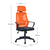 Fotoliu de birou, negru /orange TAXIS NEW - 4- Roveli