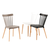 Scaun dining, gri / fag, ZOSIMA - 11- Roveli
