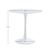 Masă dining, rundă, alb mat, diametru 80 cm, REVENTON NEW - 4- Roveli