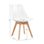 Scaun, transparent, acrilat/piele ecologică/fag, BALI 2 NEW - 6- Roveli