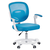 Scaun pivotant, albastru/alb, TRIXI TYP 2 - - Roveli
