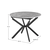 Masă extensibilă de dining, beton/neagră, 100x100-140x75 cm, ABERO TIP 1 - 9- Roveli