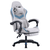 Scaun de birou/gaming, gri/albastru, ZODIA - 4- Roveli