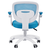 Scaun pivotant, albastru/alb, TRIXI TYP 2 - 5- Roveli