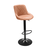 Scaun de bar, coniac/negru, TERKAN NEW - - Roveli