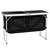 Masă de camping pliabilă cu organizator, 120 cm, aluminiu/MDF, KEPI TYP 3 - 6- Roveli