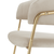 Fotoliu de sufragerie de design, bej, Velvet/gold crom auriu, DASMIN NEW TIP 1 - 6- Roveli