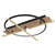 Plafoniera LED, carcasa din metal, panou din fibra de lemn si tije din aluminiu, 44 W, 1800 lm, lumina calda, 700 x 600 x 115 mm, IP20, functie de memorie, negru mat si auriu - - Roveli