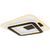 Plafoniera LED, forma patrata, functia de dimmer, lumina de veghe, de memorie, lumina calda / rece, 36 W, 1800 lm, cu telecomanda, 400 x 65 mm, alb si negru - - Roveli