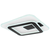 Plafoniera LED, forma patrata, functia de dimmer, lumina de veghe, de memorie, lumina calda / rece, 36 W, 1800 lm, cu telecomanda, 400 x 65 mm, alb si negru - 6- Roveli
