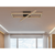 Plafoniera LED, 36 W, 2000 lm, lumina calda, design deosebit, functie de memorie, 800 x 200 x 90 mm, negru - 2- Roveli