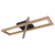 Plafoniera LED, 36 W, 2000 lm, lumina calda, design deosebit, functie de memorie, 800 x 200 x 90 mm, negru - 6- Roveli