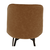 Scaun, piele ecologică maro camel/negru, HAZAL - 3- Roveli