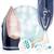 Fier de calcat cu abur, talpa ceramica, oprire automata, autocuratare, protectie la supraincalzire, rezervor de apa de 350 ml, abur vertical, reglare a temperaturii, 3000 W, albastru - 8- Roveli