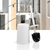 Perie WC, polipropilena si ABS, montaj stativ, design modern,11.9 x 11.9 x 34 cm, alb si cromat - 3- Roveli