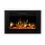 Focar semineu electric, de perete, 3D efect, aeroterma, temporizator, siguranta pentru copii, Ambient Light, iluminare LED, control manual, flacara colorata, protectie la supraincalzire, 1.5 kW, 660 x 420 x 135 mm, negru - 2- Roveli