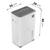 Dezumidificator, cu compresor, afisaj, panou de control tactil, higrostat, filtru de particule, cronometru de 24 de ore, dezumidificare, dezumidificare continua, uscare rufe, Wi-Fi, 140 m³/h, 20 l/24 h - 9- Roveli
