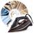 Fier de calcat cu abur, talpa ceramica, oprire automata, autocuratare, protectie la supraincalzire, rezervor de apa de 360 ml, abur vertical, reglare a temperaturii, 3000 W, negru - 2- Roveli