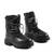 ​Cizme imblanite de zapada , cu platforma XH2307-BLACK, Culoare (12): Negru, Marime (12): 38 - 3- Roveli