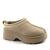 Papuci imblaniti de dama , tip UG , cu platforma BK-301-BEIGE, Culoare (12): Bej, Marime (12): 37 - - Roveli
