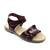 Sandale usoare de dama , din piele naturala , cu talpa joasa 3263-BORDO/D, Culoare (12): Bordo, Marime (12): 39 - - Roveli