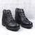 ​Bocanci captusiti , unisex , din piele naturala 2348-NEGRU100, Culoare (12): Negru, Marime (12): 38 - 3- Roveli