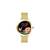 SmartWatch DacEnergy©, monitorizare fitness, Android ios, monitorizare ritm cardiac, tensiune arteriala, rezistent la apa, baterie 150mAh, 1.09 inch IPS 240x240, auriu - - Roveli