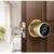 Incuietoare inteligenta DacEnergy©, pentru Acasa / Hotel / Apartament, material aliaj de zinc, deblocare APP / amprenta digitala / cod / card RFID / NFC / cheie, pentru usa din lemn / metal, culoare auriu - 2- Roveli