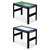 Masa multi joc 12in1 , placa MDF, dimensiune 106 x 59 x 90 cm, neagra - 5- Roveli