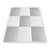 ​Covoras puzzle din spuma, 180 x 180 x 1 cm, 9 buc, culoarea gri si alb - 3- Roveli