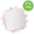 Covoras puzzle din spuma, 4 buc, ansamblat usor, impermeabil, fara BPA, alb si piersica, 120x120x1 cm - 3- Roveli