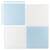 Covoras puzzle din spuma, 4 buc, ansamblat usor, impermeabil, fara BPA, alb si albastru, 120x120x1 cm - 5- Roveli