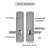 Incuietoare inteligenta DacEnergy©, pentru AcasA / Hotel / Apartament, material aliaj de aluminiu, deblocar Aplicatie TTlock / amprent digitala / parola / card RFID / cheie, pentru usa din lemn / metal, negru - 6- Roveli