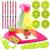 Jucarie educationala, proiector de desen, tip tabla, 8 sabloane, 36 de imagini, set de markere, 37,5 x 37,5 x 36 cm, roz - 2- Roveli