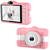Camera foto/video pentru copii DacEnergy©, camera duala, ecran color de 3,5 inch, rezolutie foto 13 MP, jocuri, recunoastere faciala, culoare roz - - Roveli