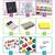 Set tabla multifunctionala , numaratoare, include un set de marker, 101 x 54 x 55 cm, gri - 4- Roveli