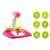 Jucarie educationala, proiector de desen, tip tabla, 8 sabloane, 36 de imagini, set de markere, 37,5 x 37,5 x 36 cm, roz - 5- Roveli