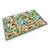 ​Spatiu de joaca 2 in 1, covoras din spuma si carte de colorat, asigura izolare termica fata de sol, textura anti-alunecare, model frumos cu animale de la Zoo, 200 x 120 cm, verde - - Roveli