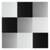 Covoras puzzle din spuma DacEnergy, 180 x 180 x 1 cm, 9 buc, culoarea gri si negru - - Roveli