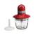 Tocator, realizat din plastic, otel inoxidabil, 400 W, 1 treapta de viteza, 0,8 l, disc pentru batut frisca, albus de ou - 2- Roveli