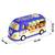 Jucarie educationala , din plastic, sprijina invatarea, alfabetul, numararea, numele animalelor, formele si culorile, cu lumini si sunete, forma de autobuz, albastru. - 7- Roveli