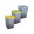 Cos de gunoi DacEnergy© din plastic, cu capac, 52x39x36 cm, 50 l, gri si verde - - Roveli