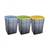 Cos de gunoi DacEnergy© din plastic, cu capac, 52x39x36 cm, 50 l, gri si verde - 2- Roveli