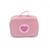 Set trusa de machiaj DacEnergy©, din lemn non-toxic, pentru feteite, 11 piese,  21.5 x 16 x 6 cm, roz - - Roveli