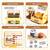 Set joc de rol DacEnergy©, casa de marcat, aparat cafea, hamburger fastfood, cu sunet, joc imaginativ si de dezvoltare a abilitatilor, 30 x 15 x 20 cm, 25 de bucati - 6- Roveli