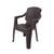 Set masa DacEnergy©, fabricat din polipropilena, cu model impletitura de ratan, forma dreptunghiulara, cu 6 scaune, pentru interior/ exterior, 150 x 90 x 74 cm, wenge - 5- Roveli