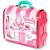​Set masuta de machiaj pentru fetite , realizata din plastic, cu oglinda, numeroase accesorii, uscator, perie, inele, parfum, ruj, lac de unghii, 42 x 20,5 x 54,5 cm, tip valiza - 6- Roveli